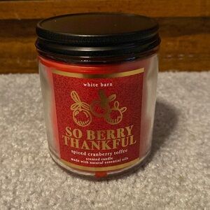 White Barn So Berry Thankful Single Wick Scented Candle